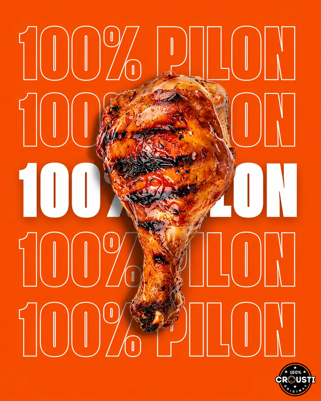 En restaurant 100% Crousti
